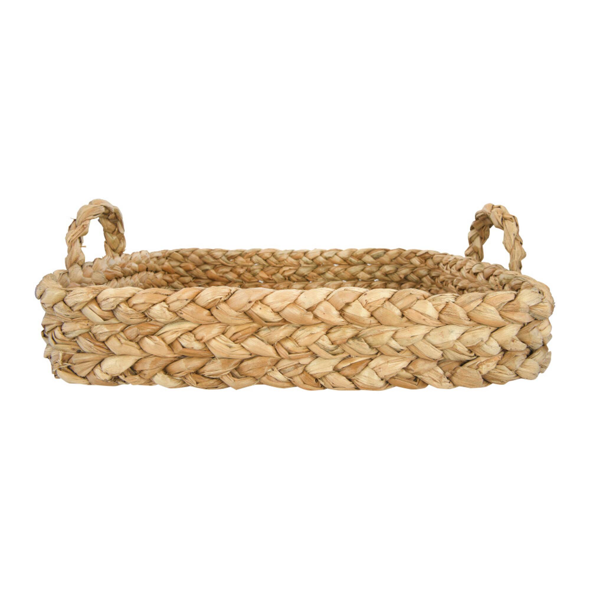 Hello Honey® Brown Decorative Handwoven Seagrass Tray